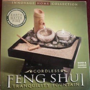 Feng Shui Tabletop Cordless Tranquility Fountain